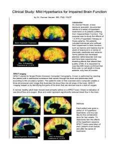 Brain Changes after 10 HBOT Sessions